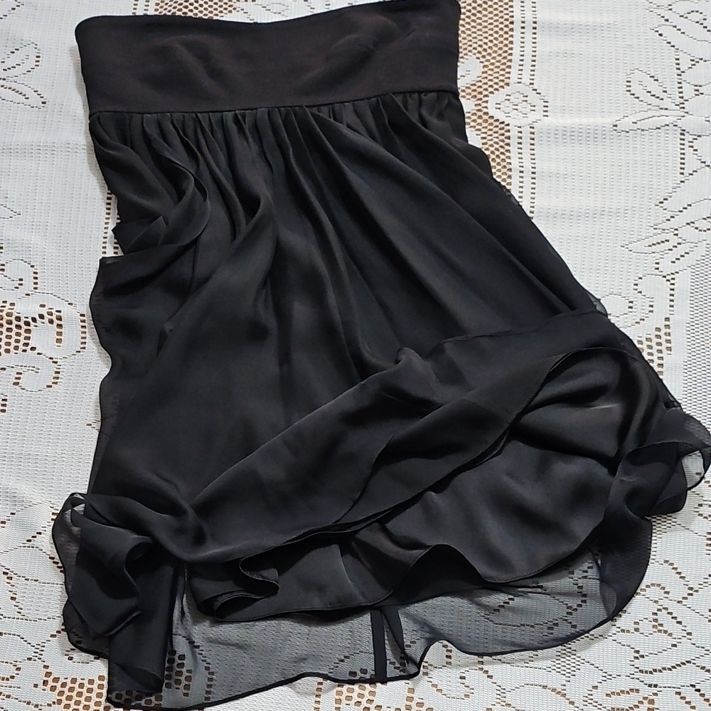 LaRok Black Midi Mini Skirt